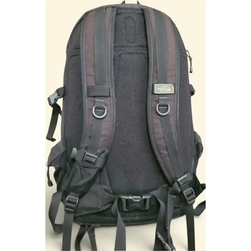 The North Face Surge Hiking Backpack Soft Black Laptop Travel School Daypack
